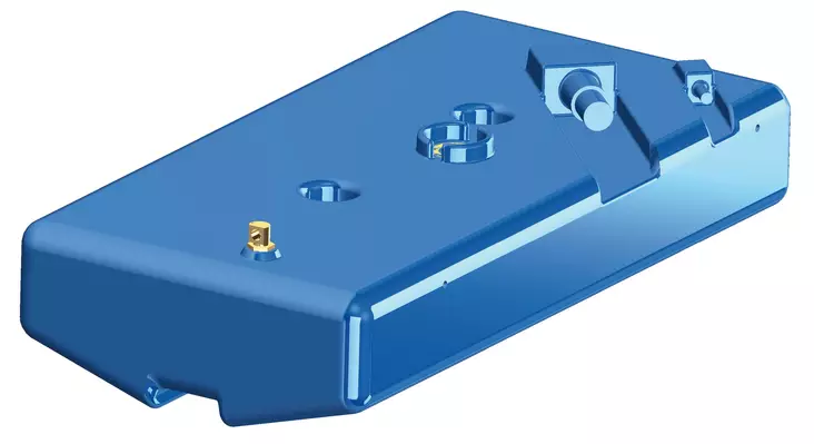 Polttoainesäiliö 1060x535x221 90 l (bensiini) - Perämoottorin Polttoainetarvikkeet - D147204 - 1