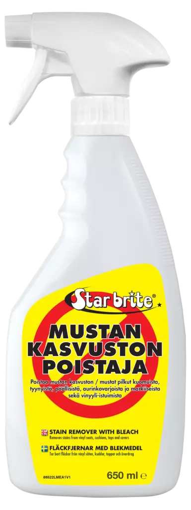 Star brite Mustan kasvuston poistaja 650ml spray - Veneen puhdistus ja kiillotus - D259514 - 1