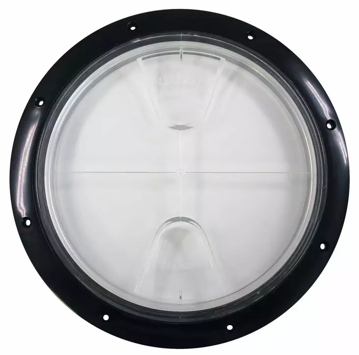 TARKASTUSLUUKKU 203MM MUSTA - Veneen LVI - M9512066104 - 1