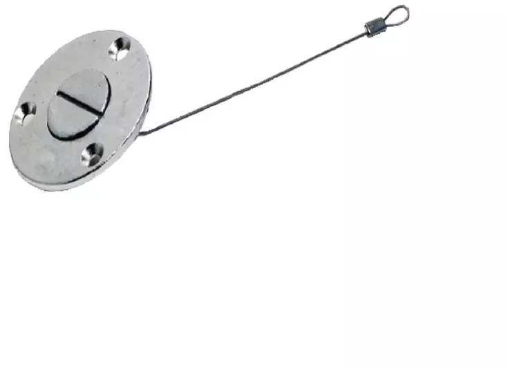 Tyhjennystulppa 29/55mm AISI 316 - Läpiviennit, letkuliitos ja sulkuhanat - D201274 - 1