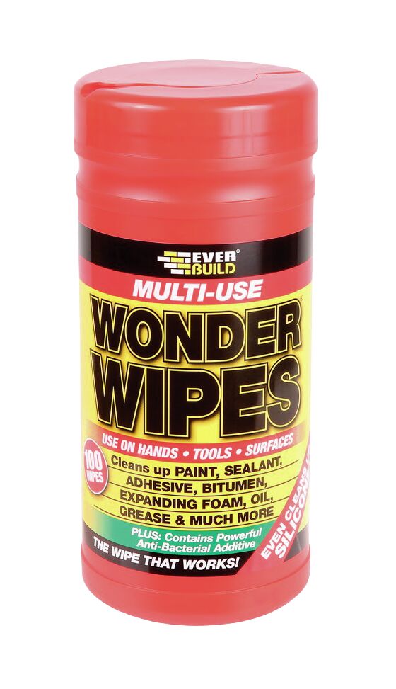 WONDER WIPES PUHDISTUSLIINAPAKKAUS 100KPL - Veneenhoitotuotteet ja maalit - M9519500314 - 1