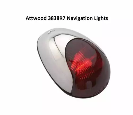 Attwood Kulkuvalo/Red Sidelight Punainen RST 12V - Veneen valaistus - 44064 - 1