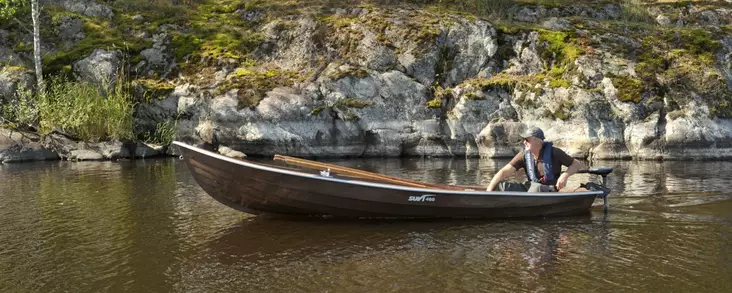 Suvi 460 Terva Soutuvene sis. Airot - Suvi Lasikuituveneet - 33414 - 1