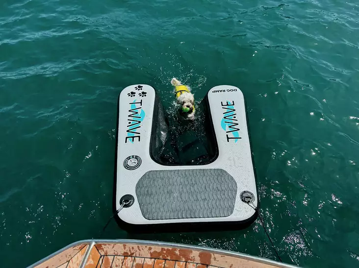 T-WAVE ILMATÄYTTEINEN LEMMIKKIRAMPPI - Veneen kansihelat - M9519037134 - 1