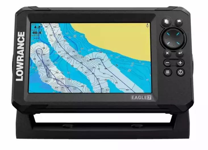 LOWRANCE Eagle 7" SS kaikuanturi kuuluu - Lowrance vene-elektroniikka - 42655 - 1
