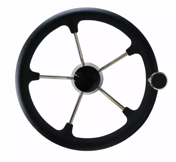 Ohjauspyörä halkaisija 360mm Urakkanupilla - Veneen ohjaus ja hallinta - 31865 - 1