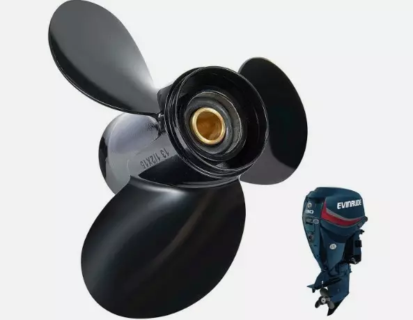 Potkuri/Propeller Aluminium 13.5X15 13-rihlaa RH 40-130hv - Evinrude/Johnson potkurit - 50525 - 1