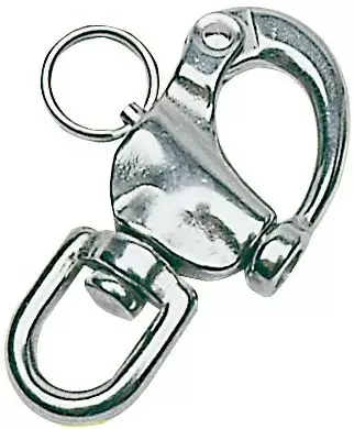 SS Swivel Snap Shackle 128mm - Sakkelit, haat ja vanttiruuvit - 52405 - 1