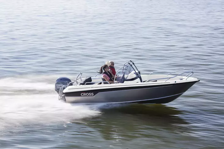 Yamarin Cross 49 Br 2023 vene Yamaha F60hv ja Softdeck - Yamarin Cross Alumiiniveneet - 39445 - 1