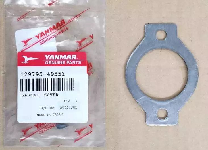 Yanmar Gasket Cover termostaatin tiiviste ylempi - Yanmar moottorin alkuperäisosat - 34495 - 1