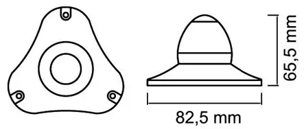 Ankkurivalo LED Sphera II musta - 360° - Valaisimet ja lamput veneisiin - D258935 - 2