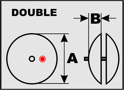 Perf metals peräsinanodi 1 7/8 Ø (R1) - Anodit perä- ja sisäperämoottoreille - D121415 - 2