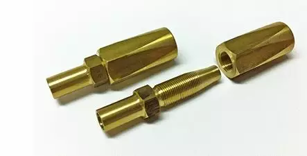 Letkuliitinsarja (2kpl) VETUS Nylon letkulle Ø8×12 suora messinkiliitin - Vetus moottorin alkuperäisosat - 11825 - 2