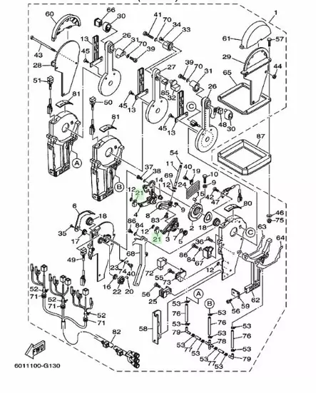 Kaapelinpää KS YAMAHA Kaukohallintakaapelille Cable End Remote - Yamaha muut - 6335 - 2