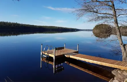 Laituri Savorak Oloneuvos: 6,8m ruskea - Pylväslaiturit - 50925 - 1