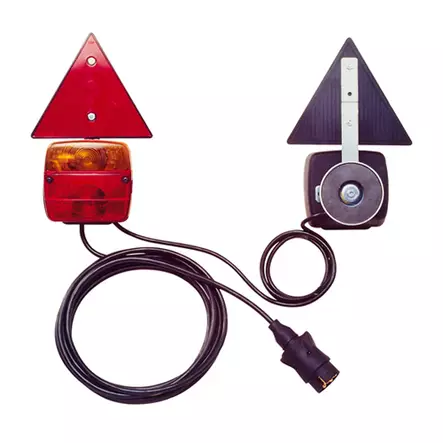 Magneetti LED Takavalosarja Kärryyn 7,5m 12V 7-napainen - Trailerin lisävarusteet ja varaosat - 32805 - 1