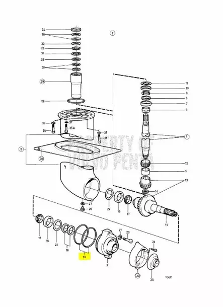 O-rengas - Sisäperämoottorin osat - 7195 - 2