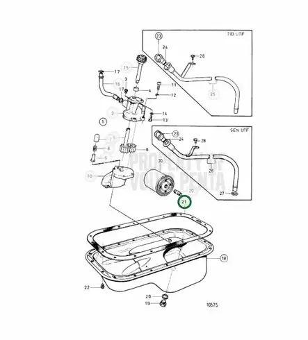Tiiviste - Sisäperämoottorin Jäähdytys - 25305 - 2