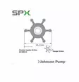 Siipipyörä TA3P10 Pumppuun JOHNSON PUMP 09-1052S-9 - Sisäperämoottorin Jäähdytys - 37275 - 2