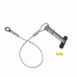 Sokkatappi/Clevis Pin Jousella ja Vaijerilla RST 1/4" 6,5mm - Purjevenetarvikkeet - 44065 - 1