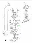 Tiiviste/Gasket Water Pump Plate Suzuki DT5 DT6 DT8 - Suzuki osat perämoottorille - 43285 - 2