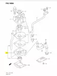 Vesipumpun Pohja/Housing Water Inlet Suzuki DF9.9 DF15 - Suzuki osat perämoottorille - 43235 - 2