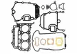 Yläpään Tiivistesarja/Gasket Set Suzuki DF40, DF50 (1999-2010) - Suzuki osat perämoottorille - 42945 - 2