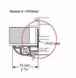 HATCH LINER 68 mm - Läpiviennit, letkuliitos ja sulkuhanat - M9512501915 - 1