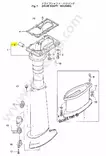 Holkki/Bushing Shaft Lever Tohatsu MFS5A2 Nissan NSF5B NS4C. - Perämoottorin alkuperäisosat - 42895 - 2