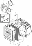 Ilmasuodatin Volvo Penta D4, D6, D9, D11 21702999 - Sisäperämoottorin osat - 41235 - 2