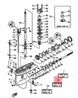 Perän tiivistesarja YAMAHA 688-W0001-20 - Perämoottorin Perän osat - 38415 - 2