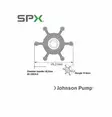 Siipipyörä TA3P10 Pumppuun JOHNSON PUMP - Sisäperämoottorin Jäähdytys - 37275 - 2