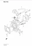 Sylinterin kannentiiviste/Gasket Cylinder Head Cover Suzuki DF4 DF5 DF6 - Suzuki osat perämoottorille - 38985 - 2