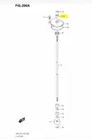 Tiiviste Vaihdetanko/Seal Shift Rod Dust Suzuki DF40-DF300 DT40-DT85 - Suzuki osat perämoottorille - 42865 - 2