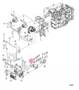 Tyhjäkäyntiventtiili/IAC/ISC Valve Assembly Idle Air Control Mercury 25-30 EFI - Varaosat ja lisävarusteet - 52535 - 1