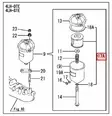 Yanmar Fuel Filter Polttoainesuodatin 4LH-DTE/4LH-STE - Yanmar moottorin alkuperäisosat - 35075 - 2