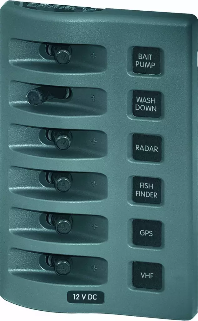 KATKAISINPANEELI 6-KATK. EI SULAKK. - Venesähkö - M9514802305 - 1