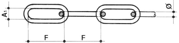 KETTINKI 5MM AISI316, PITKÄ LENKKI - Lowrance vene-elektroniikka - M9518017205 - 1