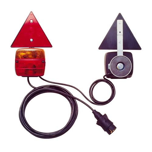 Magneetti LED Takavalosarja Kärryyn 7,5m 12V 7-napainen - Trailerin lisävarusteet ja varaosat - 32805 - 1