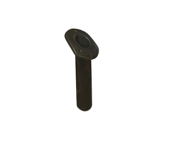 OS ROD HOLDER - LARGE OVAL HEAD - 30 DEG. - BLACK - Säilytystarvikkeet veneisiin - D240725 - 1