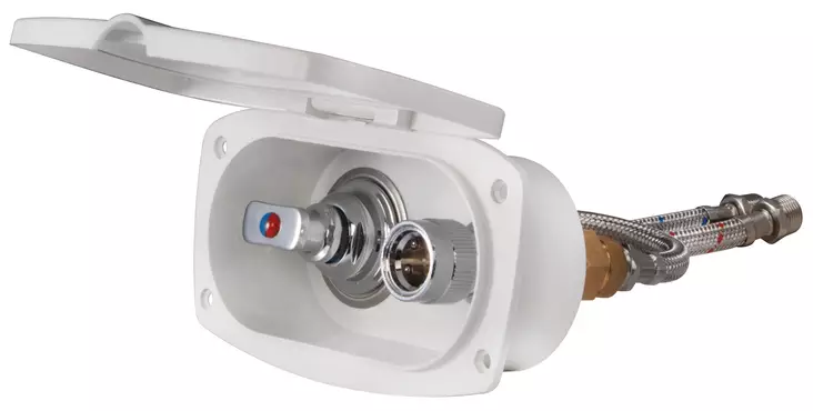 Osculati New Edge water plug w/mixer - Läpiviennit, letkuliitos ja sulkuhanat - D379035 - 1