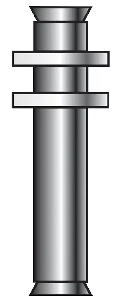 P1070-ANKKURIRULLAN VARA-AKSELI - Lowrance vene-elektroniikka - M9519037565 - 1