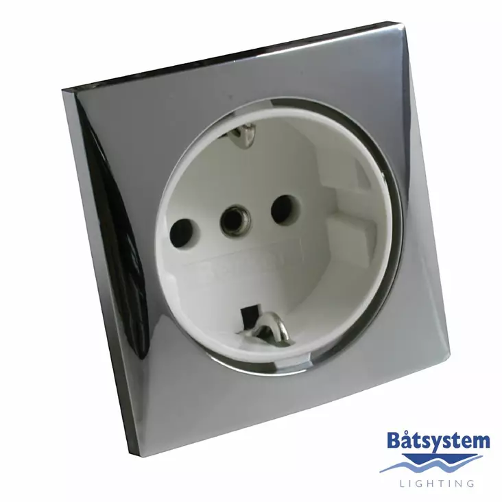 PISTORASIA 230 V, KROMATTU - Venesähkö - M9514003255 - 1