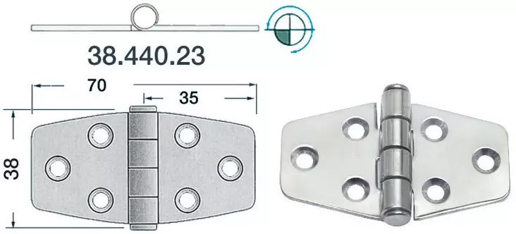 Sarana 70x38 - Saranat veneisiin - D124685 - 1