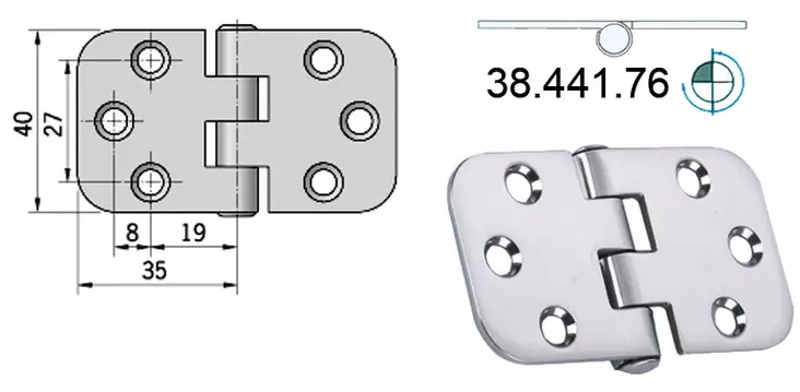 Sarana 70x39 - Saranat veneisiin - D124705 - 1