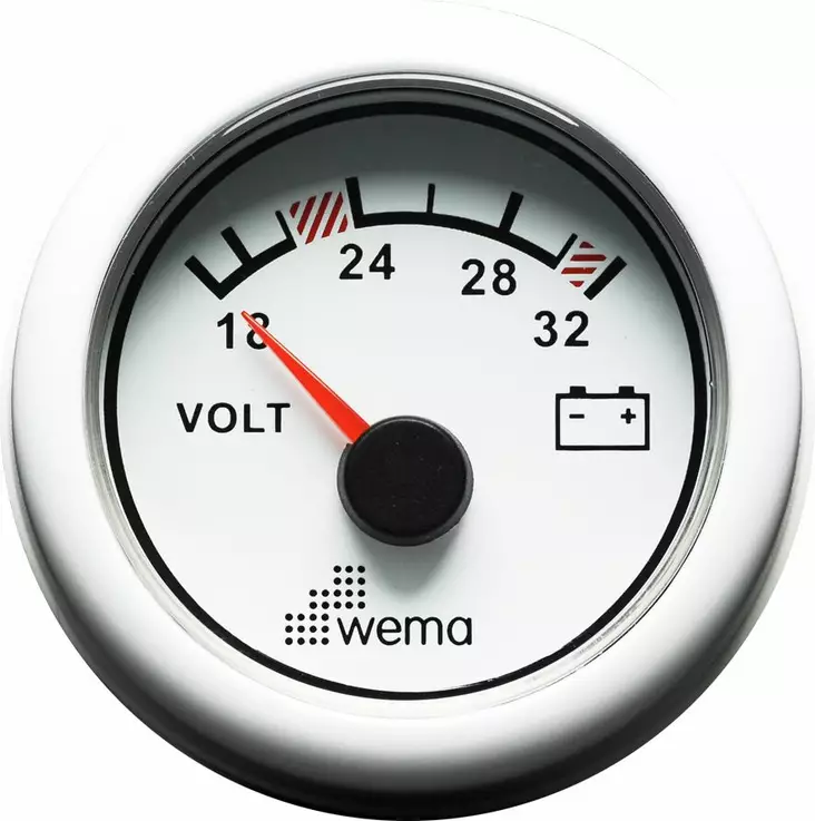 VOLTTIMITTARI 24V ANALOGINEN VALK. - Venesähkö - M9514700465 - 1