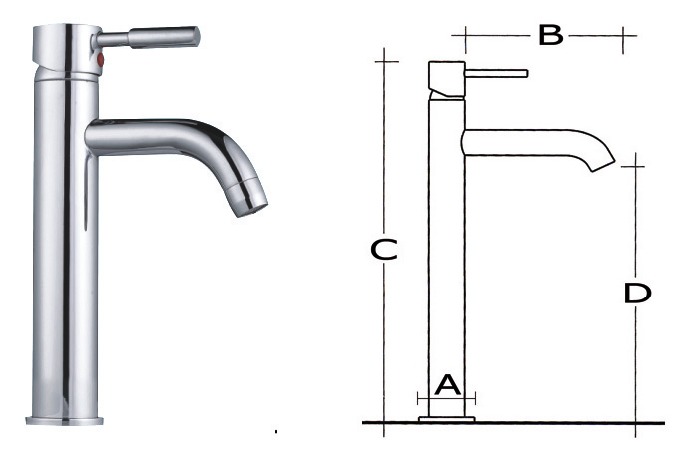 Vesihana Diana - Veneen vesihanat ja pesualtaat - D123915 - 1