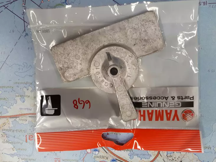 Anodi Yamaha F9.9A 1994-1997 - Yamaha sinkkianodit - 26835 - 1