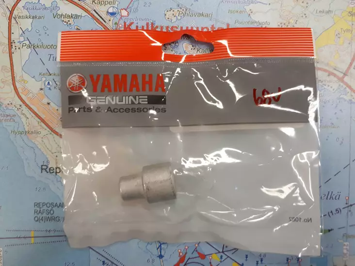 Anodi Yamaha lohkoon F80-F250 2006 + - Yamaha sinkkianodit - 24455 - 1