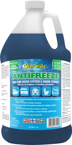 Star Brite Anti Freeze -73C 3,78l myrkytön pakkasneste - Veneen tai moottorin kausisäilytys - 38255 - 1
